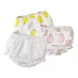 Детское хлопковое нижнее белье для раннего возраста для девочек, летние штаны, 2 лет