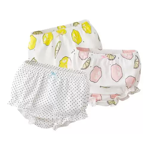 Детское хлопковое нижнее белье для раннего возраста для девочек, летние штаны, 2 лет