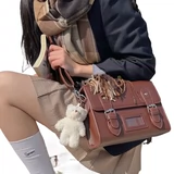 Японская небольшая сумка, униформа, студенческая юбка в складку, портативный универсальный ремешок для сумки