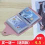 Thẻ kinh doanh 2018 gói thẻ nhỏ siêu mỏng nhỏ tươi dành cho nữ túi sinh viên mới đơn giản phiên bản tiếng Hàn của bộ thẻ ví đựng thẻ pedro