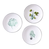 ДИТАНА HOME CERAMIC NORDIC Insiders, европейские и корейские творческие зеленые растительные круги, наборы личностных блюд