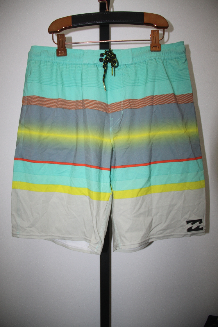 GreenNew products External order Australia bi11abong man stripe bathing trunks Beach pants Quick drying shorts motion Surf pants