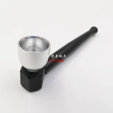 Портативная старомодная металлическая курительная трубка, съемный мундштук, алюминиевый сплав, подарок на день рождения