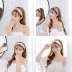 Net tóc đỏ vành đai Hàn Quốc lady headband kẻ sọc phụ kiện tóc tươi ngọt Sen nữ dễ thương rửa headband cái mũ cột tóc scrunchies Phụ kiện tóc