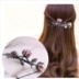 Hàn Quốc phụ kiện tóc retro hoa top clip pha lê từ mùa xuân clip ponytail clip bangs hoang dã clip kẹp tóc trang sức - Phụ kiện tóc