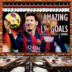 Гобелен 世界杯贝克汉姆足球明星挂布梅西内马尔背景布中学生宿舍改造挂毯