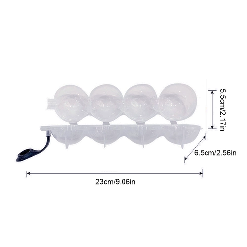 Создатель Ice Ball Round 4 Cavity Maicball Maker Diy Ice Cube Sha