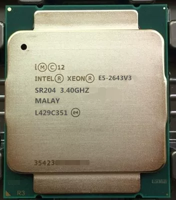 Intel Xeon E5 2643V3 姝 E spinning 鐗圕 PU (3.4GHz/6 镙? 20MB/135W/)