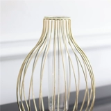 Ins шелковый цветок пластиковый цветочный букет украшение железная металлическая ваза для входа в спальню украшение журнального столика цветочное украшение