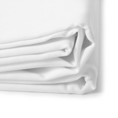 07 kiểu tử chính hãng lanh trắng bông trắng vải twill vải lanh trắng giường sinh viên độc thân - Khăn trải giường