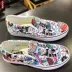 [Qi Fan] Vans màu một bàn đạp giày nam giày nữ giày vải lười giày SLIP ON | VN0A38F7VFV - Plimsolls