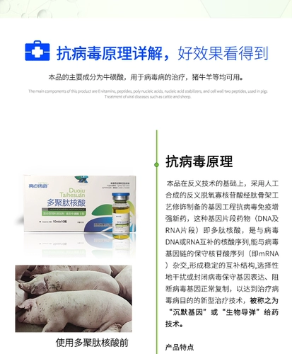 Выделите фармацевтическую полипептидную ядревую анти -вирусную свиную силу.