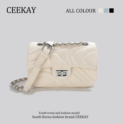 taobao agent Ceekay, chain, sophisticated small bag, fashionable universal shoulder bag, Chanel style, chain bag, 2023 collection
