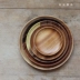 Atisô toàn bộ gỗ Nhật Bản vòng tray baking snack bánh món ăn đĩa trái cây cho người sành ăn nhiếp ảnh rắn món ăn gỗ