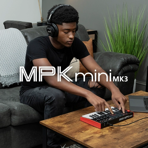 Akai mpk mini mk3 portable midi -клавиатура
