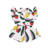 Брендовая скандинавская летняя хлопковая клубника, детский комбинезон, юбка для выхода на улицу, платье, скандинавский стиль