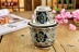 Bộ đồ gốm sứ Jingdezhen được vẽ bằng tay màu sắc phong cách Nhật Bản và nhiệt độ gió hông bình lẩu sứ màu xanh và trắng ấm