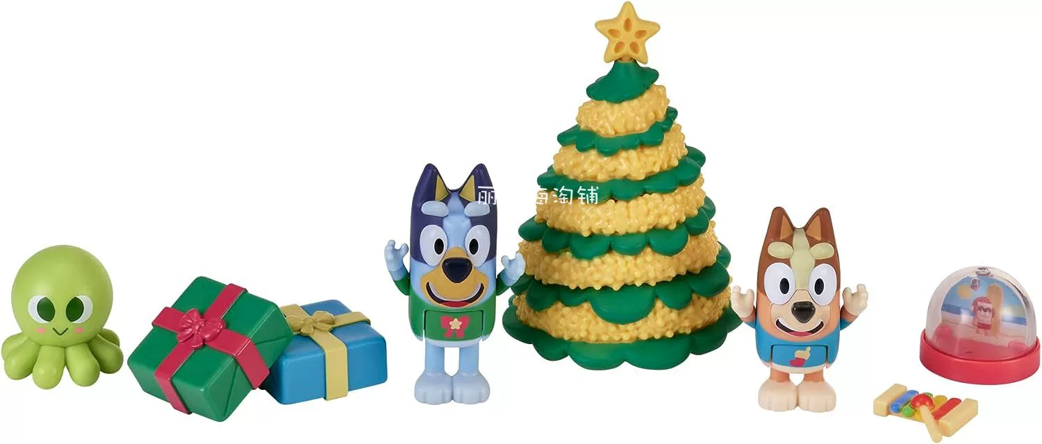 △ Американская подлинная Bluey Bruy Calendar Christmas Continuable ADVENT Calendar