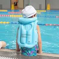 Детский плавательный аксессуар для начинающих для плавания для тренировок, надувной плавательный круг, спасательный жилет