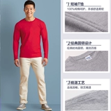 Лонгслив, хлопковая футболка, делается под заказ, круглый воротник