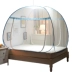 Ba cửa lưới yurt cài đặt miễn phí 1.8m 1.5m hộ gia đình đúp cửa ký túc xá giường đôi 1.2m cánh cửa duy nhất - Lưới chống muỗi các kiểu mùng ngủ đẹp Lưới chống muỗi