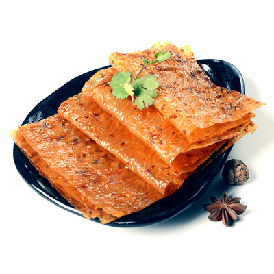 四份装80后怀旧老式大辣片豆皮辣片儿时零食小吃东北麻辣片干辣条