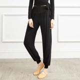 Черные штаны, спортивная одежда, танцующий фонарь для тренировок для йоги, свободный крой