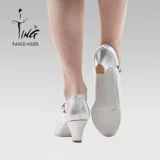 Тинг Чен Тинг Чен Тинг Виктория танцевальная обувь танцевальная туфли женщина взрослая золотая и серебряная туфли мягкая волна танцующие туфли латиноамериканская танцевальная обувь