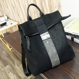 Рюкзак, вместительная и большая сумка через плечо, трендовая сумка для путешествий, Гонконг, в корейском стиле, из натуральной кожи