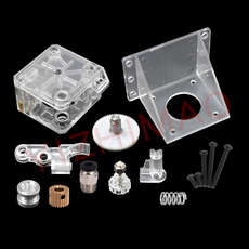 Штрангпресс 包邮3d打印机透明泰坦titan挤出机改进版e3d v6远近程通用 1.75mm