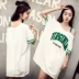 Hàn Quốc phiên bản của nightdress nữ mùa hè phụ nữ đơn giản dễ thương ăn mặc mùa hè đồ ngủ có thể mặc lỏng thường nhà dịch vụ đồ bộ mặc nhà cao cấp Giống cái