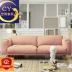 Thiết kế nội thất sofa gỗ rắn Bắc Âu cổ điển kinh doanh bình thường ghế sofa giường Đồ nội thất thiết kế