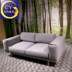 Đồ nội thất thiết kế cổ điển đơn giản và thoải mái giản dị ba chỗ ngồi sofa hiện đại Bắc Âu phòng khách sofa vải sofa Đồ nội thất thiết kế