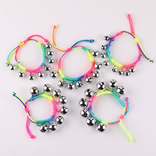 Детский колокольчик, браслет из красной нити, плетеный браслет на ногу