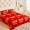 Khăn bông, lớn màu đỏ một mảnh giường 1.8m2 đáng yêu cặp vợ chồng dày bông chải bán vải twill - Khăn trải giường bộ ga giường cao cấp