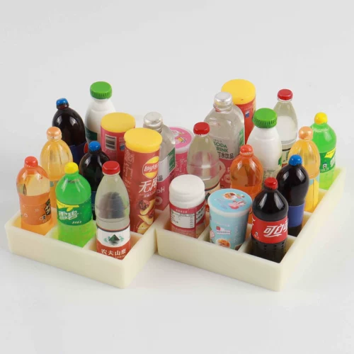 Маленький круглосуточный магазин, картофельные чипсы, бутылка, семейная игрушка, «сделай сам», микро пейзаж