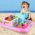 [] Đồ chơi không gian trẻ em cát Sao hỏa màu cát bùn cậu bé và cô gái đào cát đồ chơi bãi biển - Đất sét màu / đất sét / polymer đất sét,