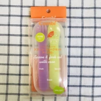 Кангбейская твердая ложка+комбинация жесткой форки+ящик для хранения