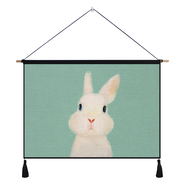 Phim hoạt hình vải bức tranh sơn nghiên cứu phòng khách tường trang trí nền tấm thảm mét hộp hiên mù vải rèm tấm thảm