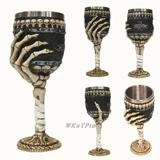 Европейская и американская лучшая 3D -чашка для 3D -черепа с двойной слой кружки из нержавеющей стали ужасный череп кофей кофе чашка вода вода чашка