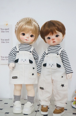 taobao agent [Wangwang Party] BJD six -point baby clothes BJD small six -point large fish body baby coat pants, skirt set