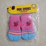 Собаки и кошки анти -скользящие влаги -Проницаемые носки для животных большие (л) одна пара из 4 специальных предложений о покупке 3 двойной бесплатной доставки