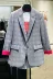 Xigedi Siya Women Spring 2020 Mới Chính hãng Kẻ sọc Hàn Quốc Anh Casual Suit Suit nhỏ Áo khoác nữ - Business Suit