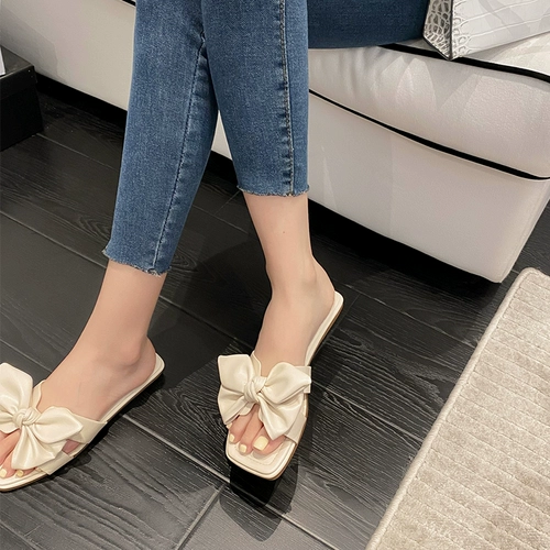 Тапочки, модная обувь, летние слайдеры для выхода на улицу, туфли, коллекция 2023, большой размер