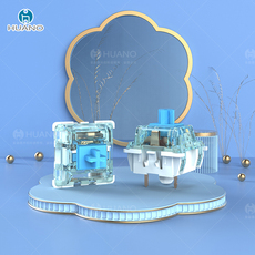 Вал huano/环诺新品 晓山青轴 提前段落轴 客制化轴体 类hp轴体