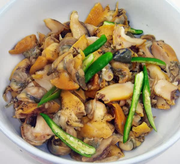 烟台人称”老婆脚的海鲜"黄金鲍螺肉你们吃过吗