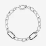 Pandora, булавка, иголка, браслет, серебро 925 пробы