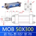 Xi lanh thủy lực nhẹ thanh giằng Xi lanh thủy lực xi lanh nhỏ MOB50X50/100/150/200/300/500 xi lanh dầu thủy lực xilanh thủy lực 6 tấn 