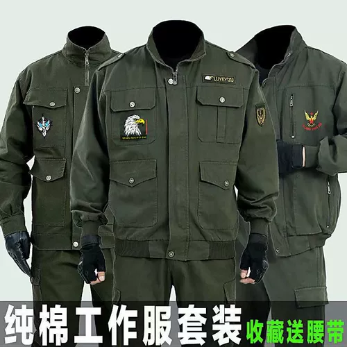 Осенний комбинезон, износостойкий лонгслив, увеличенная толщина, защита от ожогов