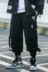 11bbsdusk quần thủy triều quốc gia nam overalls lỏng hip-hop thủy triều thương hiệu chức năng streamer giản dị ins chân quần thủy triều - Quần mỏng